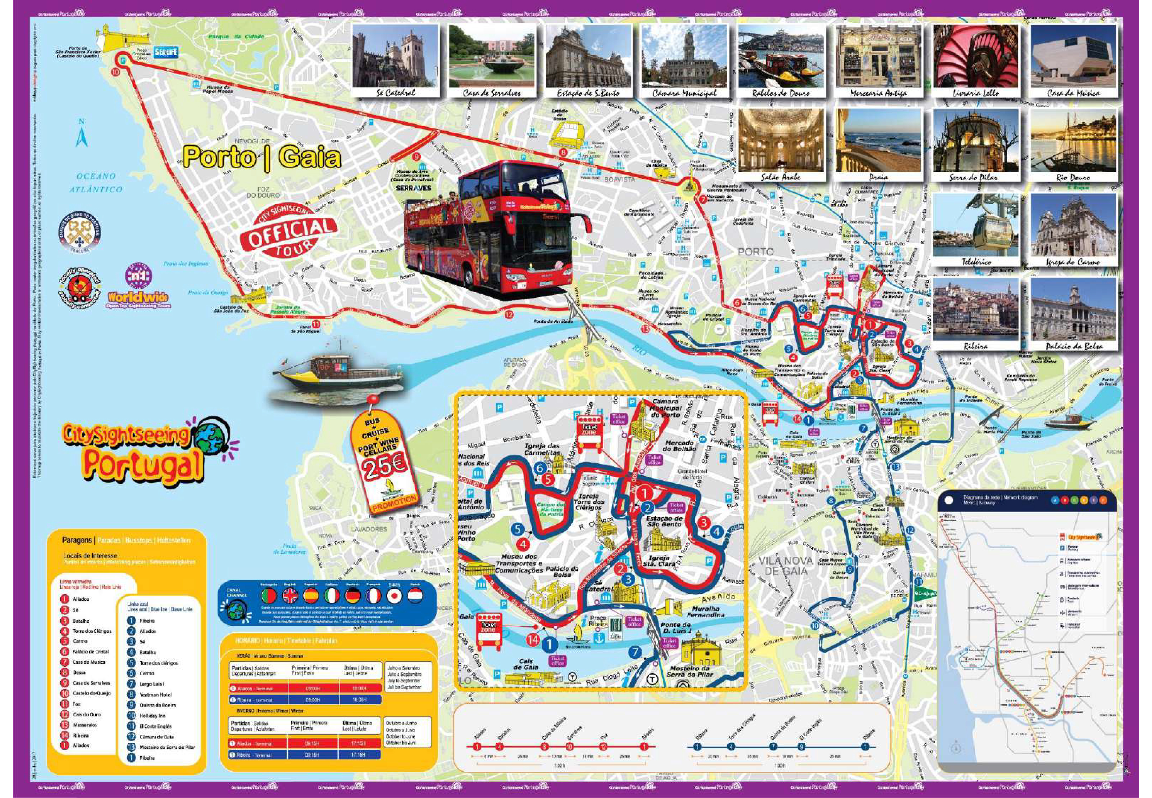 bus city tour porto portugal